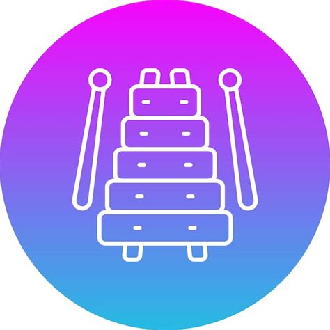 Premium Vector Xylophone Icon