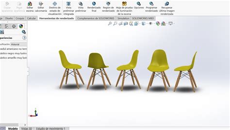 Tetrisworks Tutorial Dise O De La Silla Eames Con Solidworks Parte