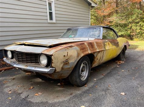 1969 Chevrolet Camaro Project Cars For Sale