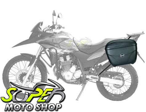 Kit Baú Bauleto Lateral Side Case GIVI Modelo E 21 Par Suporte