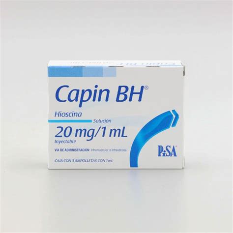 Capin BH Ampolleta 20 Mg 1 Ml Caja C 3 PiSA