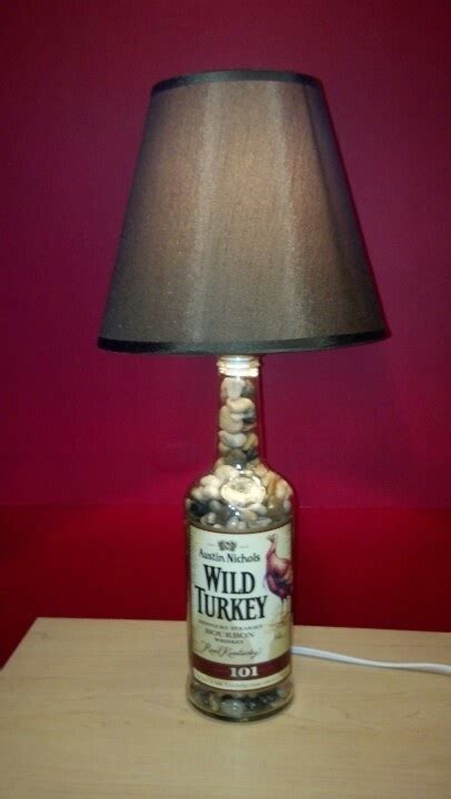 Wild Turkey Bottle Lamp Bottle Lamp Wild Turkey Lamp