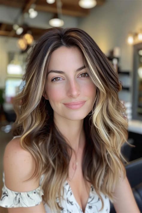 Dark Hair With Blonde Highlights For A Perfect Blend Of Light And Dark