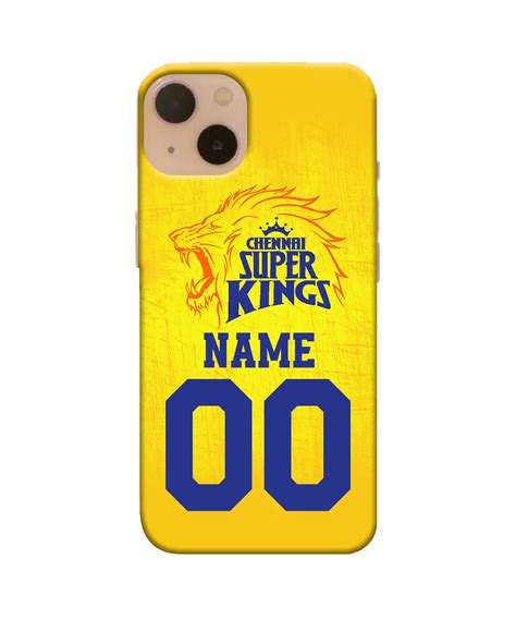 CSK Custom Name Number Mobile Back Cover - tidyprint.in