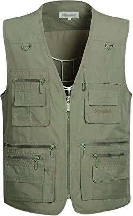 Gihuo Men S Fishing Vest Utility Safari Travel Vest With Pockets