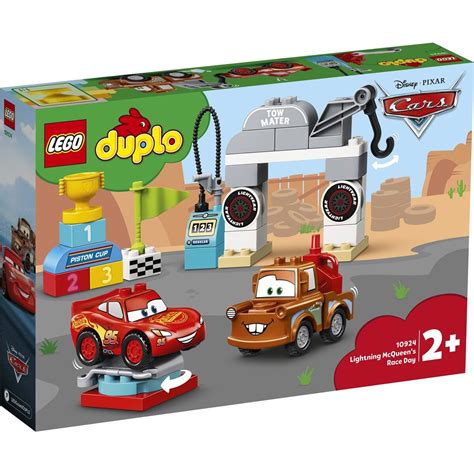 LEGO Duplo Disney and Pixar Cars Lightning McQueen’s Race Day Playset ...