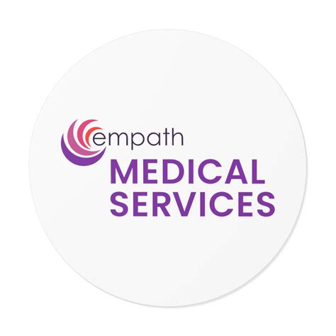 Round Vinyl Stickers - Empath Medical Services – Empath Health Store