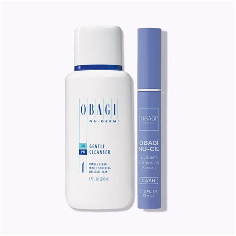Obagi Gentle Cleanser & Nu-Cil™ Eyelash Serum – DermStreet