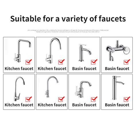 Buy Universal Faucet Extender Portable Retractable Kitchen Faucet