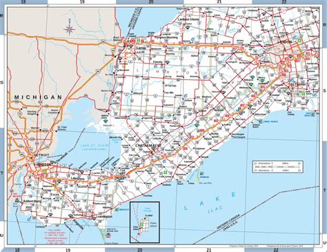 Pdf Official Road Map Of Ontario Web Map 1 · Pdf Filetitle