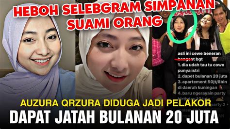 Heboh Selebgram Auzura Qrzura Diduga Jadi Simpanan Suami Orang Jatah