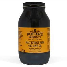 Potter S Herbals Malt Extract With Cod Liver Oil G Expresschemist