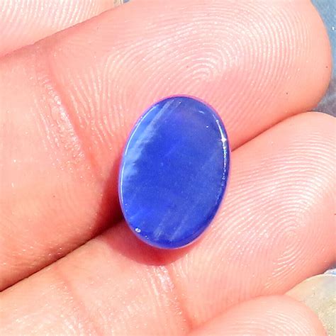 Cts Six Rays Blue Star Sapphire Oval Shape X X Mm Size Loose