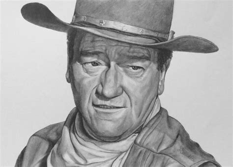 John Wayne Drawing