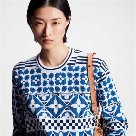 Monogram Tile Jacquard Pullover Ready To Wear Louis Vuitton