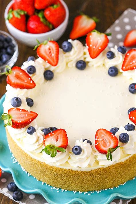 Perfect No Bake Vanilla Cheesecake Life Love And Sugar