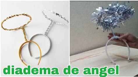 Como Hacer Aureola De Angel Como Hacer Diadema De Angel Muy F Cil Y