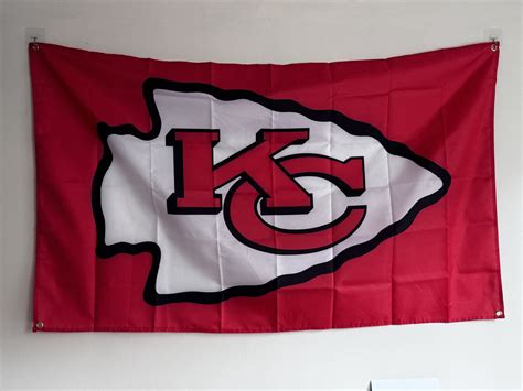 Kansas City Chiefs American Football Flag The Badgeman Shop