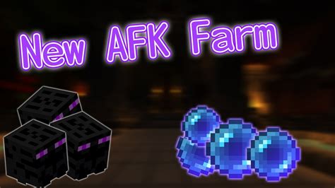 New Enderman Afk Farm Hypixel Skyblock Youtube