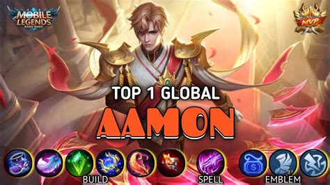 16 Kill MVP Hyper Aamon Best Build Gameplay Top 1 Global Aamon