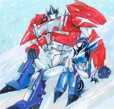 Optimus X Arcee By Cirunka On Deviantart Transformers Autobots Transformers Optimus Prime