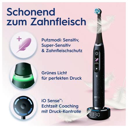 Oral B Elektrische Zahnb Rste Io Series Cosmic Black St Dauerhaft