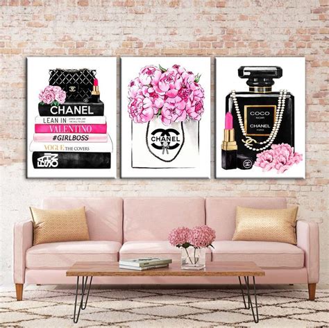 Fashion Wall Art Fashion 3 Set Print Painting On Canvas Fashion