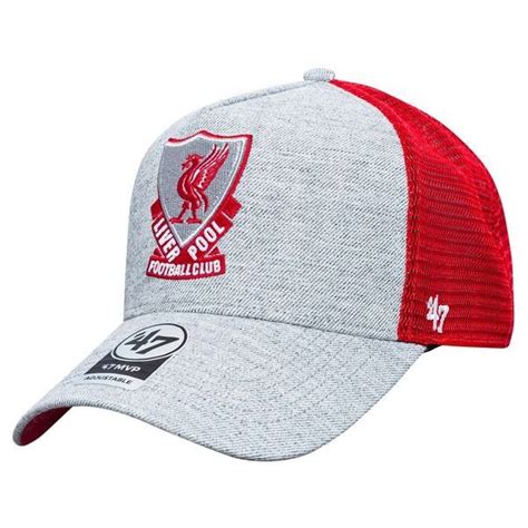 Liverpool Cap 89 Auswärts Grau Rot unisportstore at