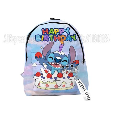 Cartoon Stitch Torby Szkolne Torby Podr Ne Ch Opcy Dziewcz Ta Licz