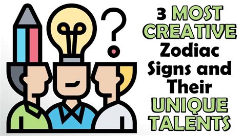 Most Creative Zodiac Signs And Their Unique Talents Youtube