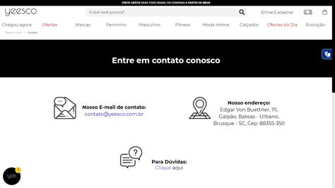 Whatsapp Yeesco Sac E Mail Chat Fale Conosco Agora Cupom