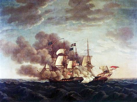 Old Ironsides Defeats HMS Guerriere 1812 Landmark Events