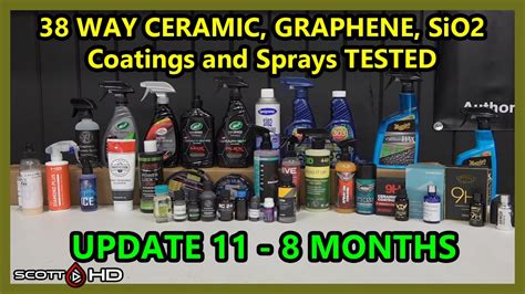 38 WAY CERAMIC COATINGS Longevity Test 9 To 1500 Coatings