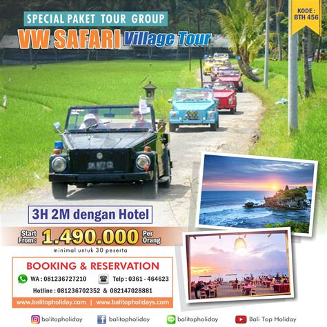 Paket Tour Vw Safari Bali Tour Group Keliling Bali Naik Vw