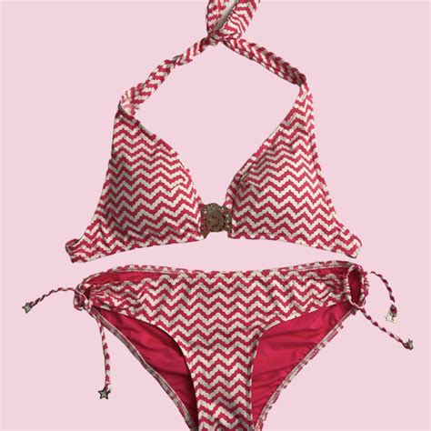 Watercult Swim Bikini Set Size Cup C In Pink Depop