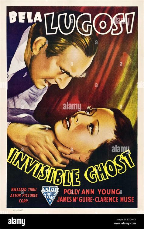 Invisible Ghost Starring Bela Lugosi A Horror Film Stock Photo Alamy