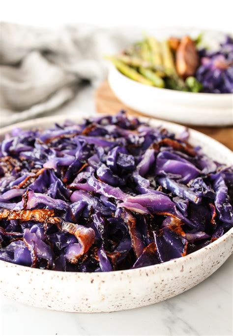 Roasted Red Cabbage The Whole Cook