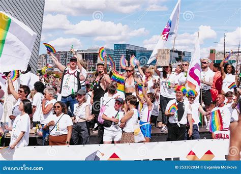 Pride Parade Of Lesbian Gay Bisexual Transgender And Allies LGBTQ Participate In Canal