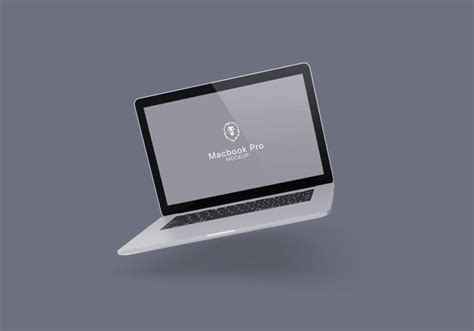 Floating Macbook Pro Mockups Mockup World