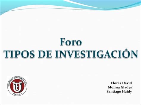 Tipos de investigación de acuerdo al enfoque cuantitativo PPT