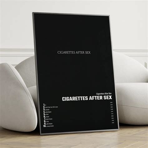 Cigarettes After Sex Cigarettes After Sex Album Cover Poster Etsy