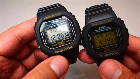 Casio Classic Vintage G Shock DW 5200 And DW 5600C Watch YouTube