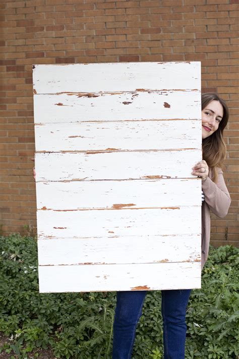 Make a Distressed Wood Photo Backdrop - A Beautiful Mess