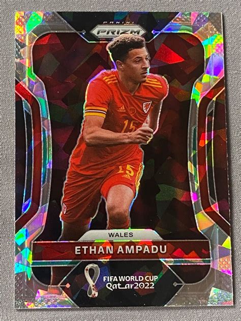 Panini Prizm World Cup Qatar Ice Prizm Ethan Ampadu Ebay