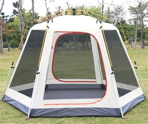 Outdoor Automatic Speed Open Tent 5 8 People Against Rainstorm Aluminum