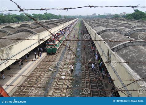 Kamalapur Railway Station Dhaka Bangladesh Editorial Stock Photo