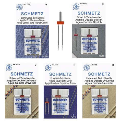 Schmetz Twin Needles Fabric8