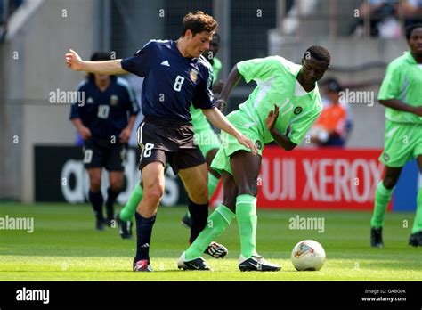 Soccer FIFA World Cup 2002 Group F Argentina V Nigeria Stock