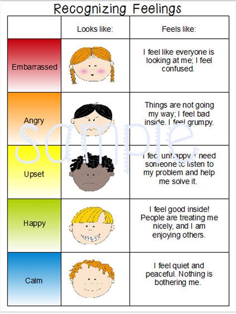 Identifying Emotions Activity