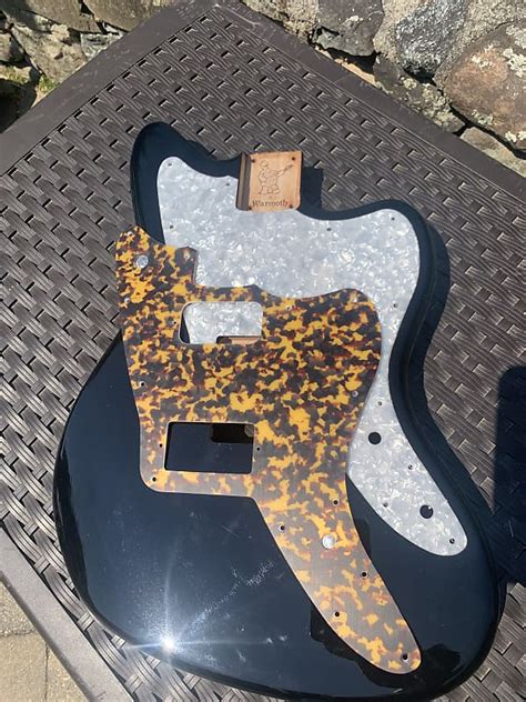 Warmoth Jazzmaster Black Alder 2 Pickguards Reverb